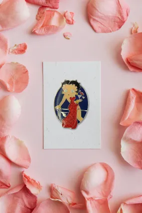 Betty Boop Lapel Pin Cocktail