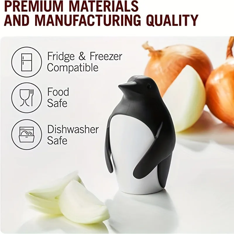 1pc Adorable Penguin Refrigerator Deodorizer Box - Effectively Eliminates Unpleasant Odors, Freshens Fridge and Freezer, Fun, Practical, and Space-Saving Kitchen Accessory for a Cleaner Home