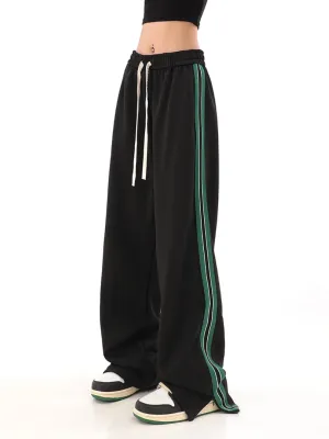 【23s August.】Striped High Waist Sweatpants