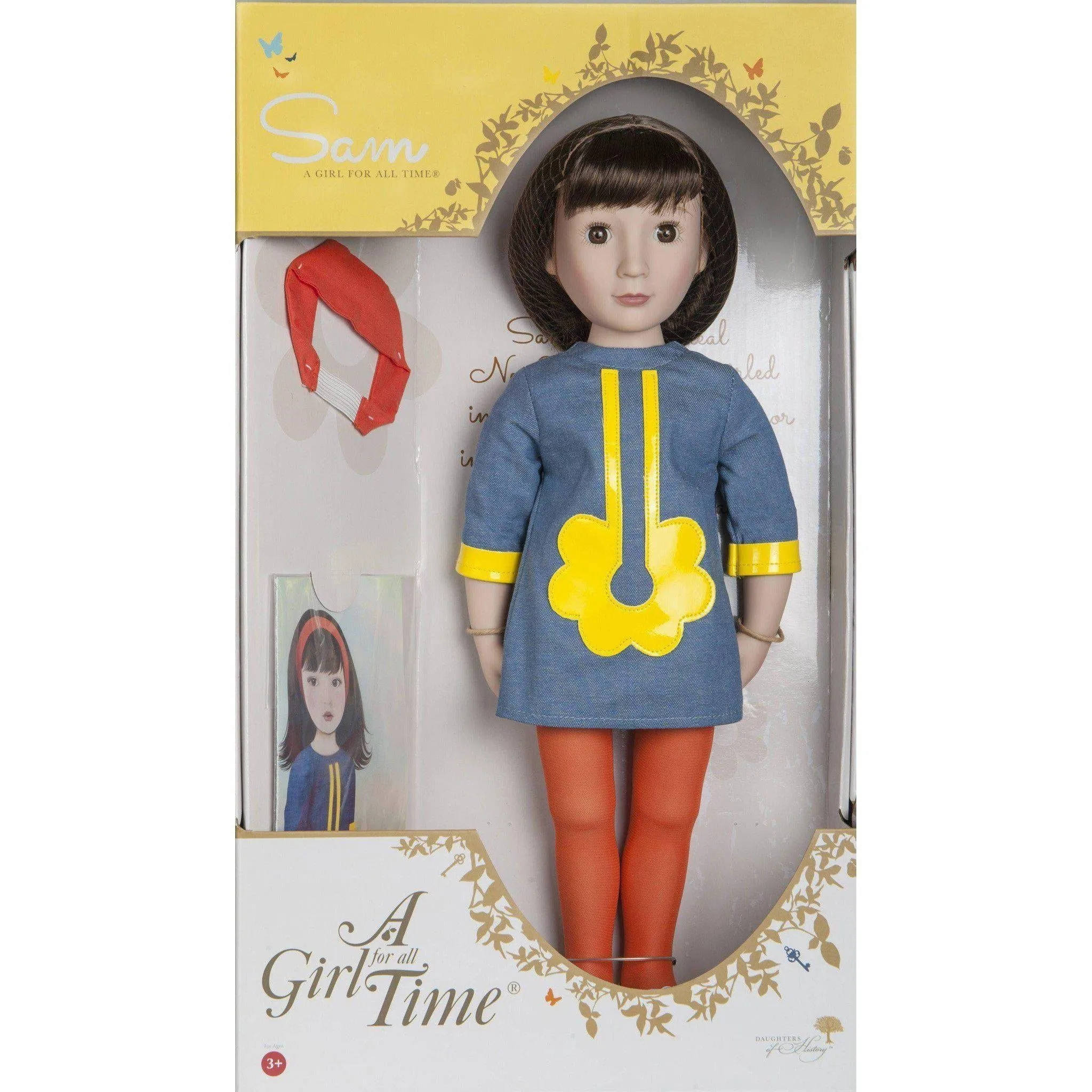 A Girl for All Time -Sam, Your 1960s Girl 16 inch British dolls