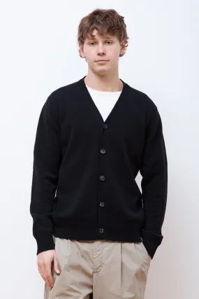 Adam Lambswool Cardigan Black