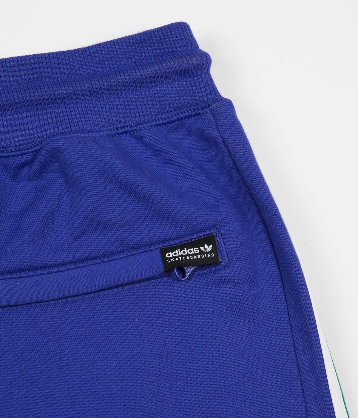 Adidas Quarzo Workshop Sweatpants - Active Blue / White / Active Green