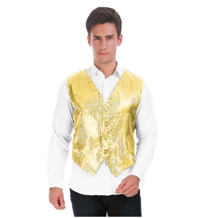 Adult Sequin Waistcoat Vest