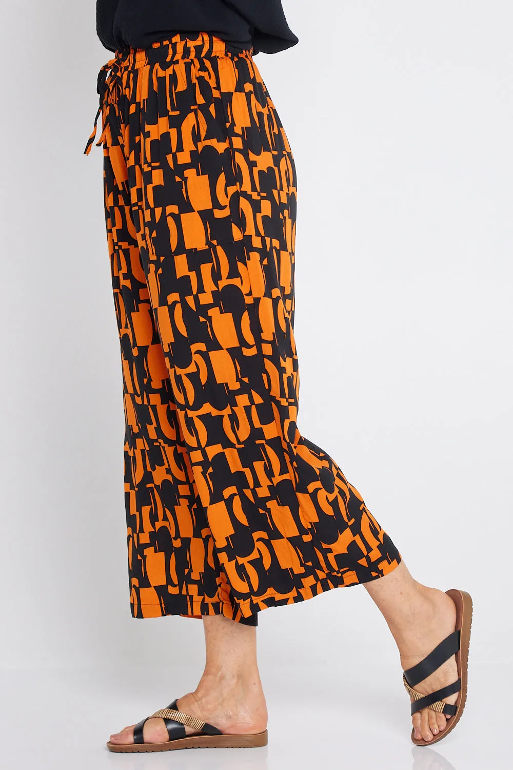 Aiko Lightweight Pants - Midcentury Orange