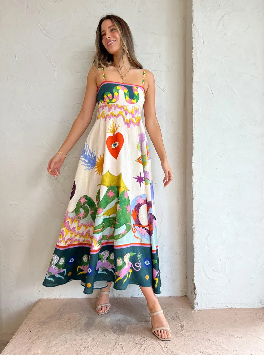 Alemais Seeker Sundress in Multi