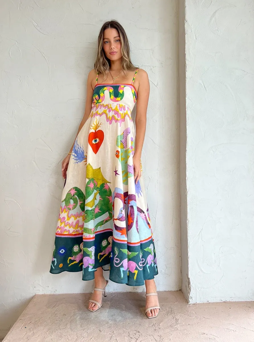 Alemais Seeker Sundress in Multi