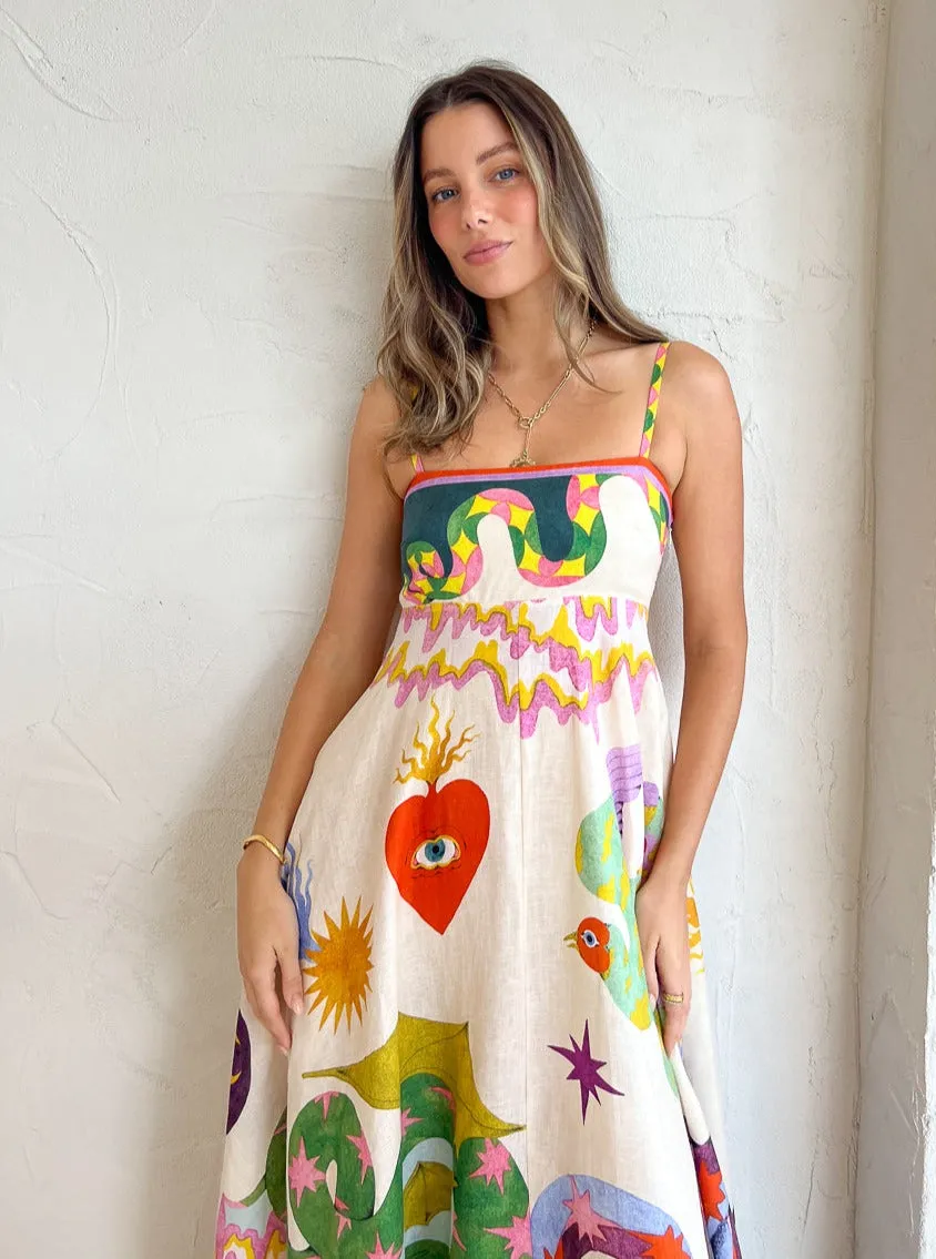 Alemais Seeker Sundress in Multi