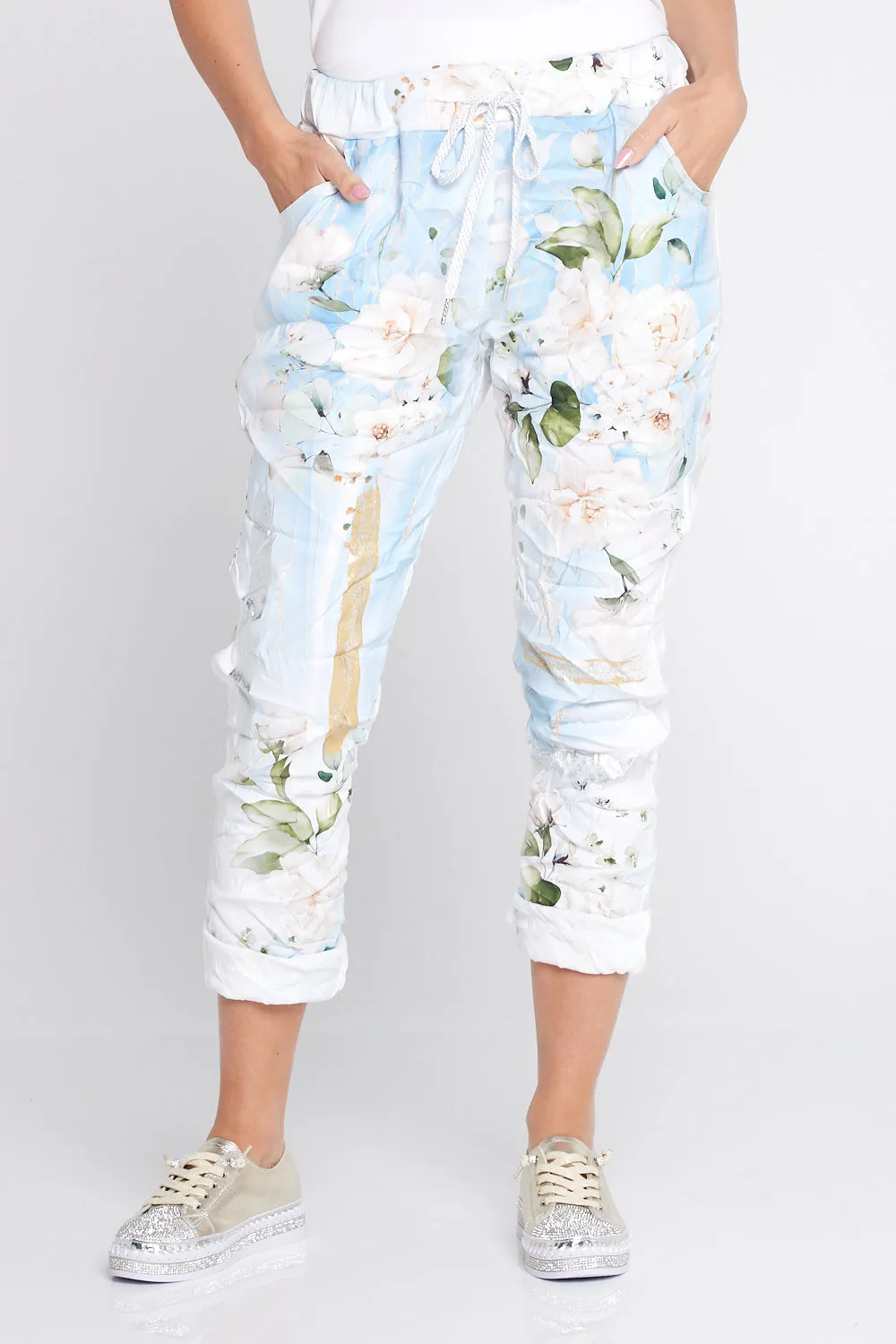 Alina Pants - Blossom Sky