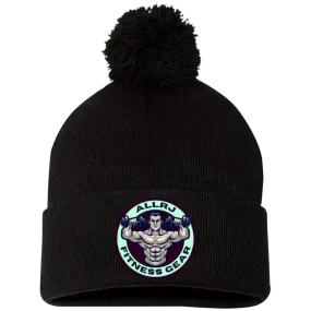 Allrj Pom Pom Knit Skully