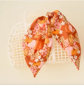 Autumn Attitude Cream Jelly Basket Purse with Scarf