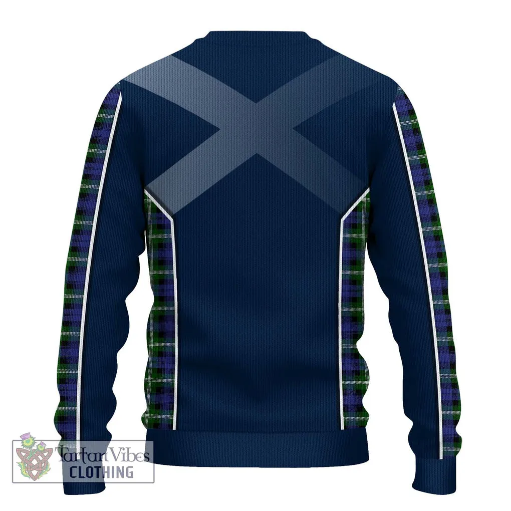 Baillie of Polkemmet Tartan Ugly Sweater with Family Crest and Lion Rampant Vibes Sport Style