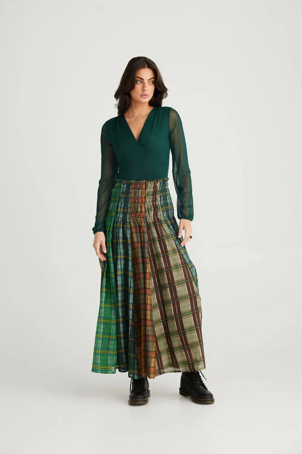 Balmoral Skirt - Highlands Check