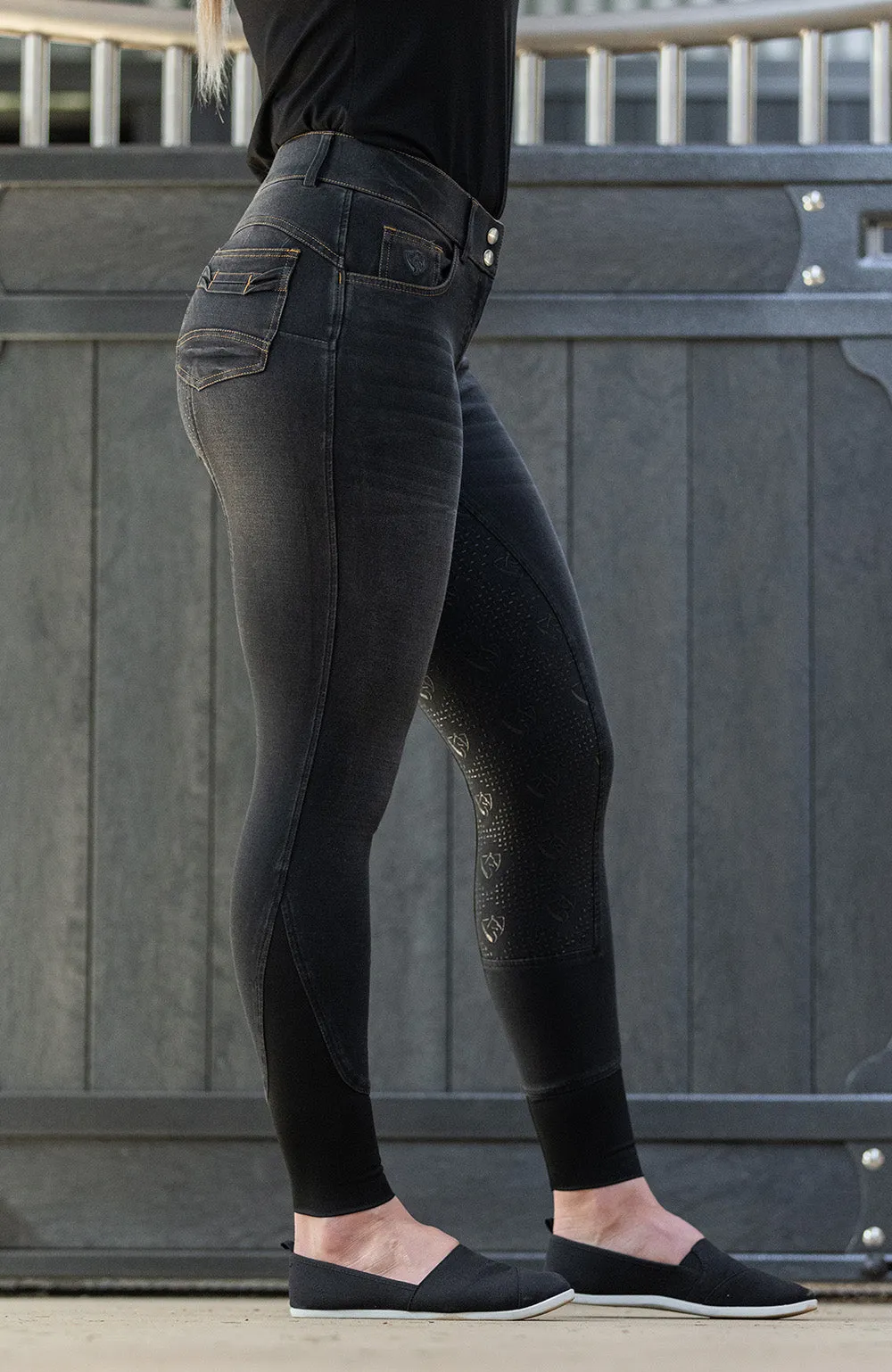 BARE Heritage Black Denim Breeches