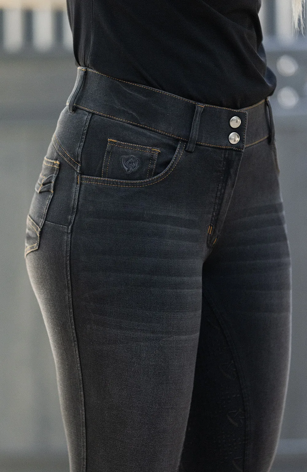 BARE Heritage Black Denim Breeches