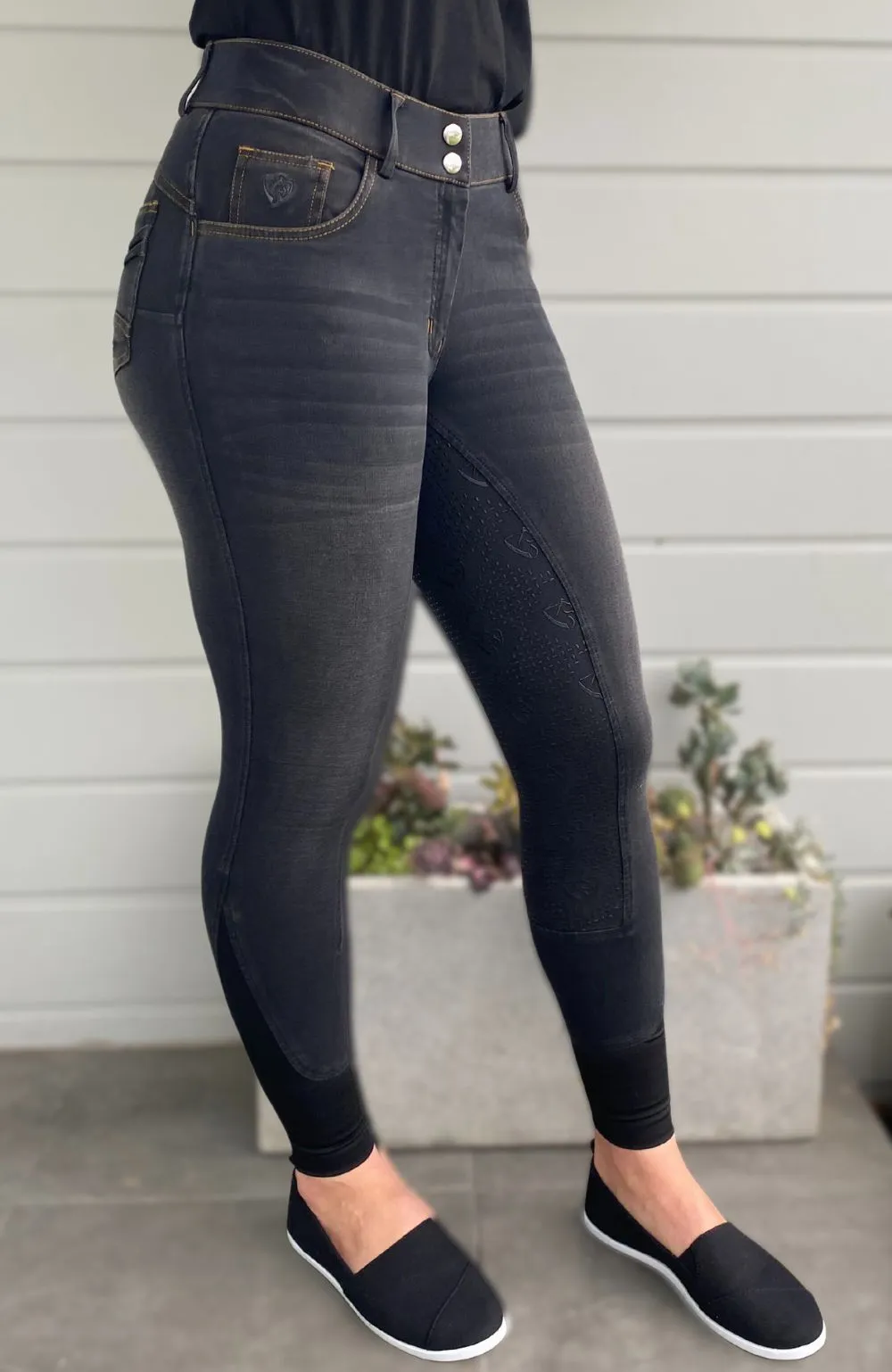 BARE Heritage Black Denim Breeches