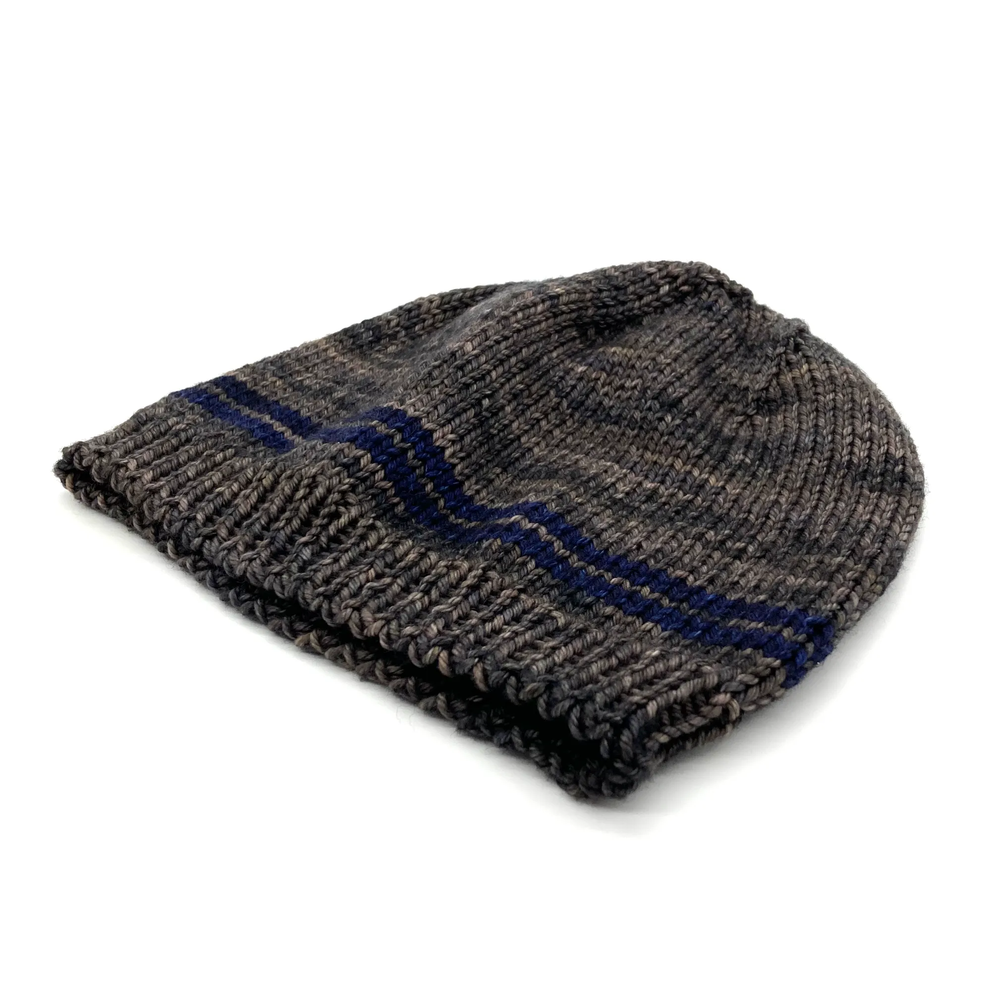 Basic Beanie | 100% Superwash Merino Wool | Combo Blue