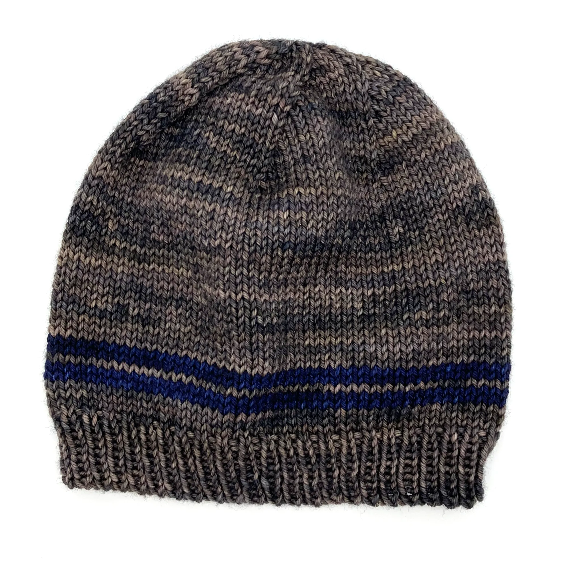 Basic Beanie | 100% Superwash Merino Wool | Combo Blue