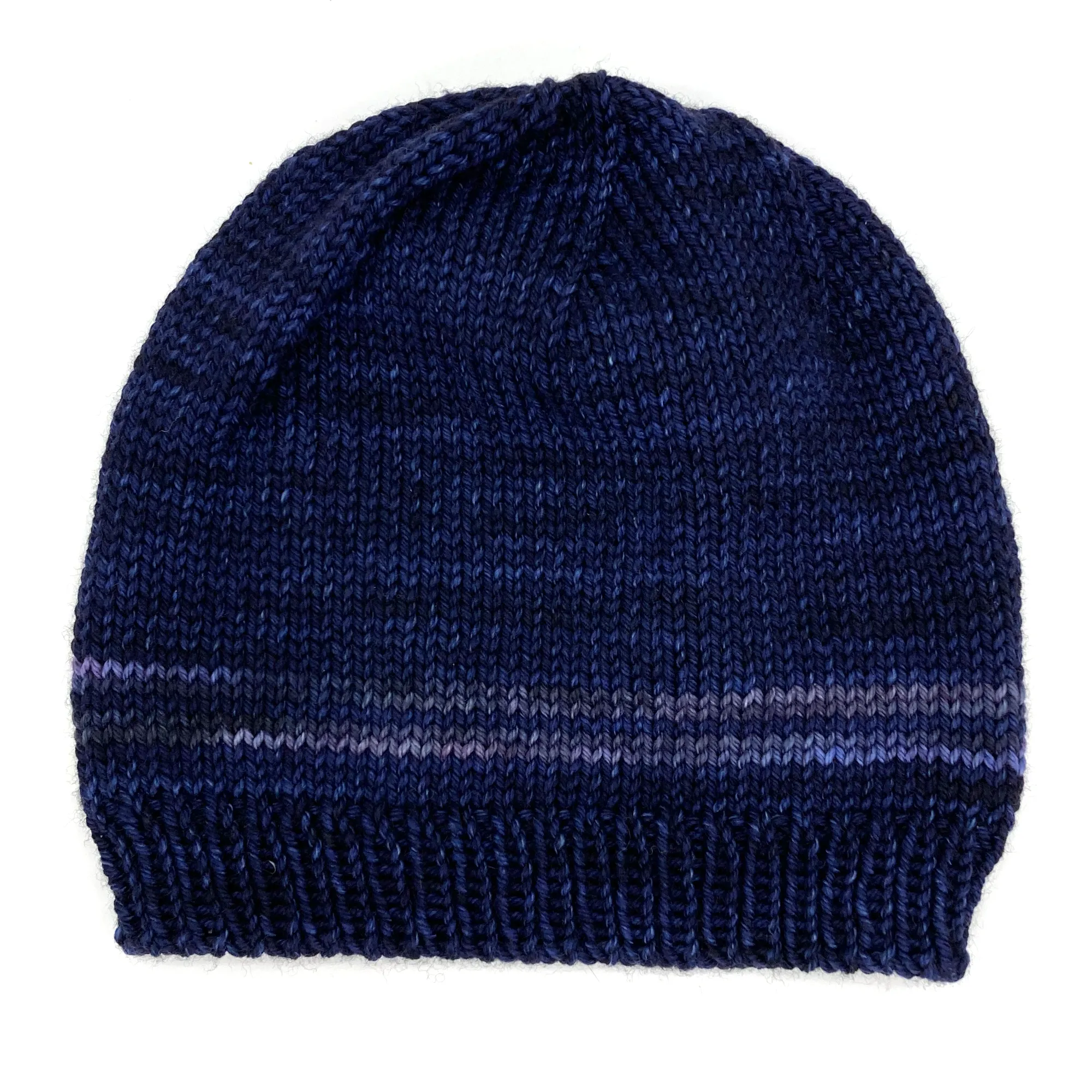 Basic Beanie | 100% Superwash Merino Wool | Combo Blue