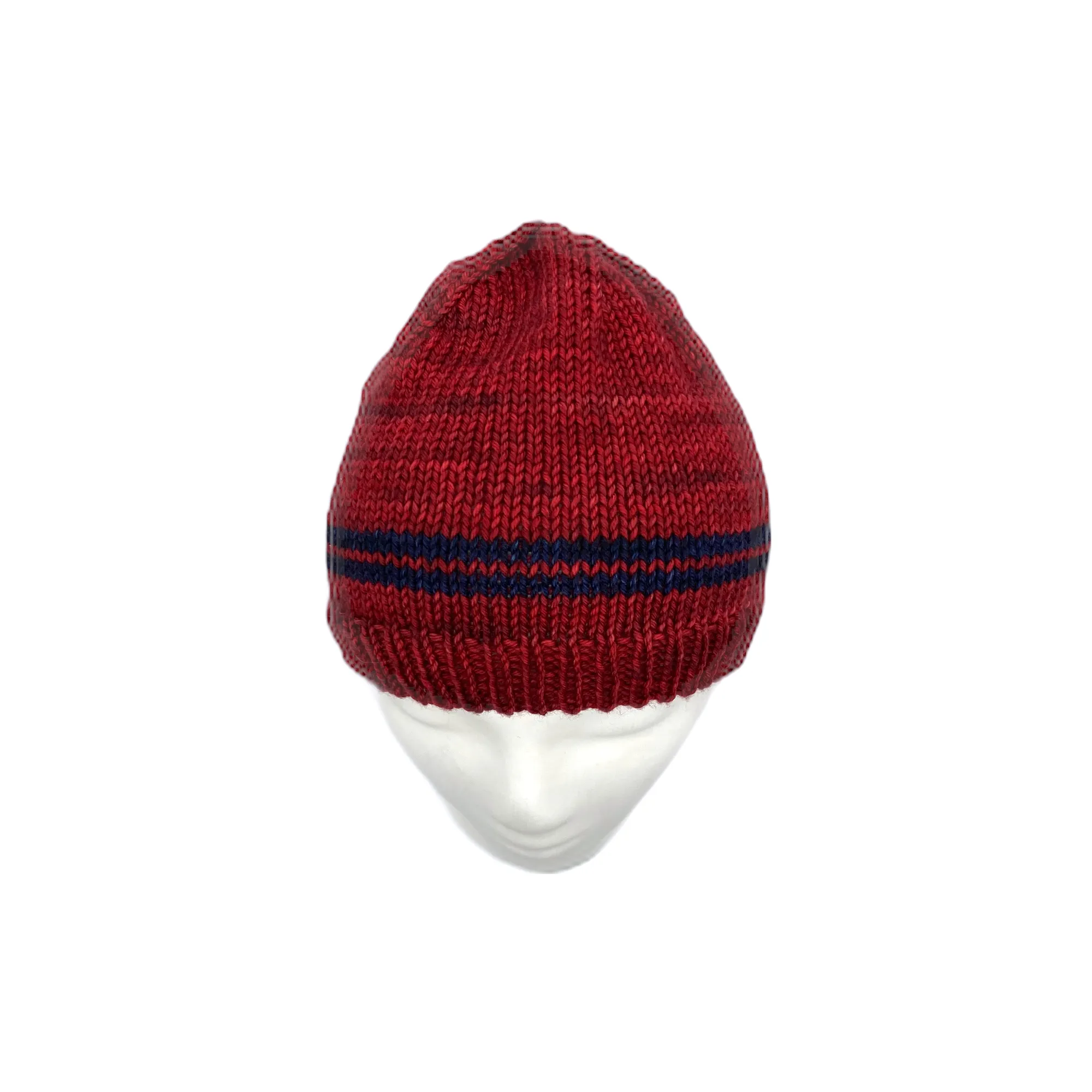 Basic Beanie | 100% Superwash Merino Wool | Combo Blue