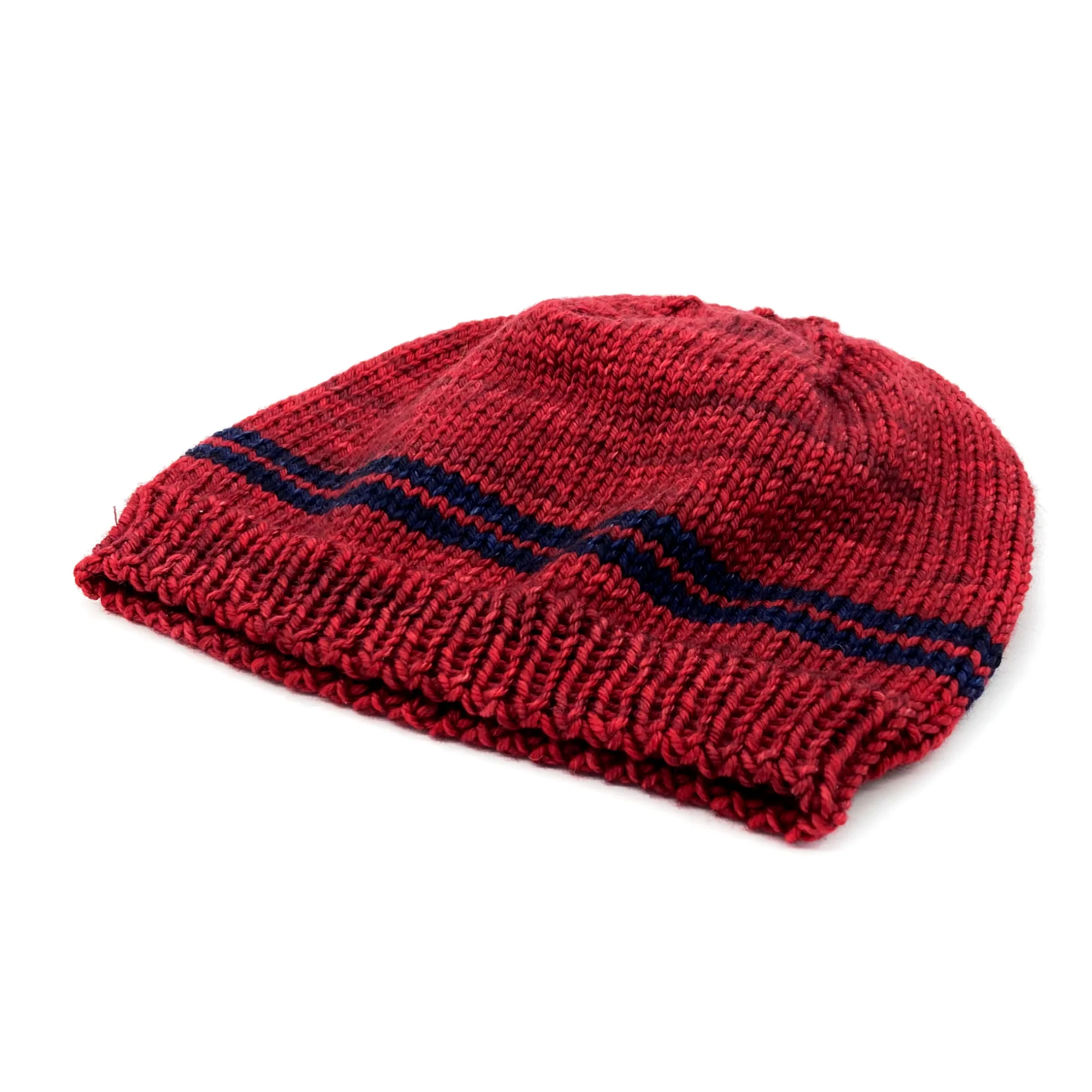 Basic Beanie | 100% Superwash Merino Wool | Combo Blue