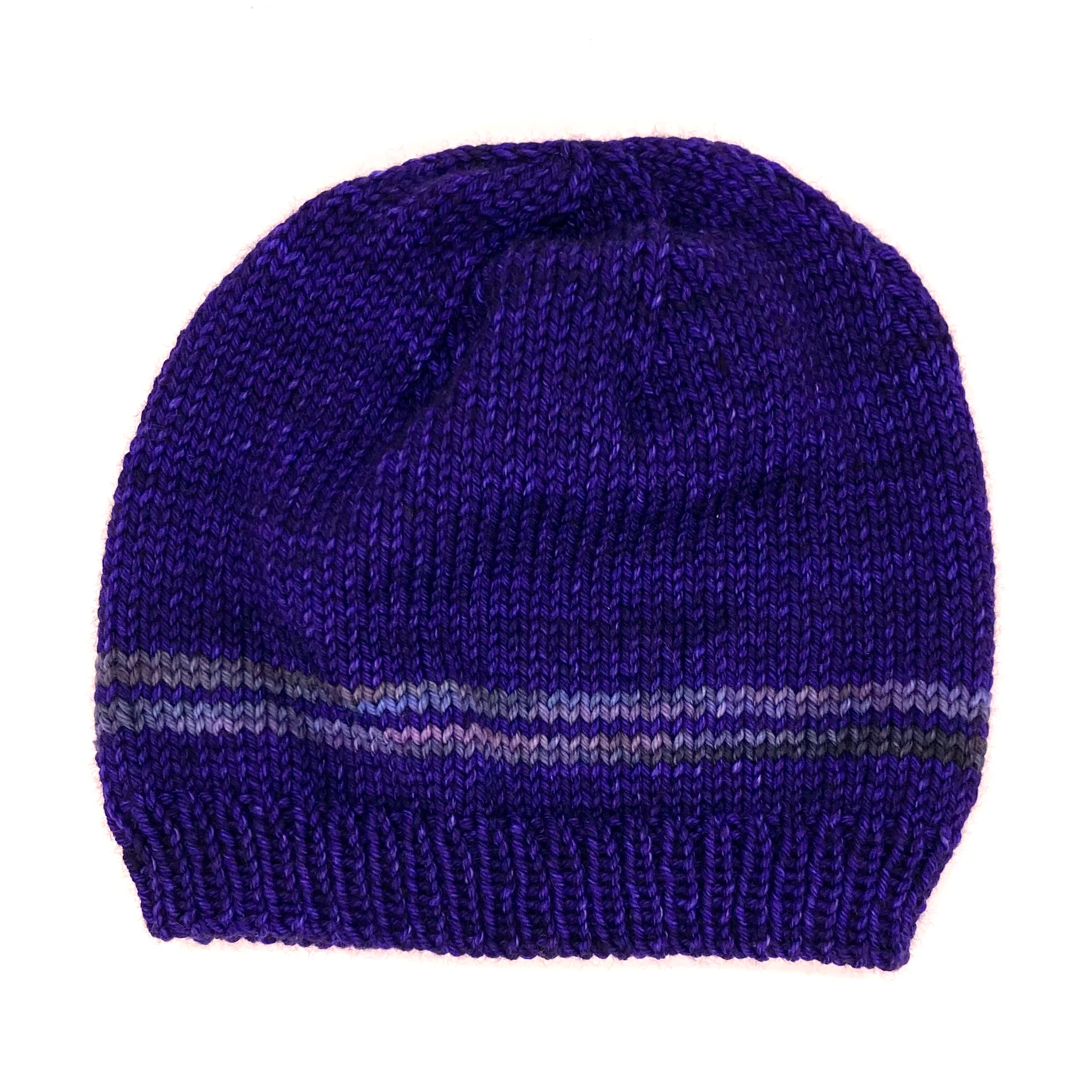 Basic Beanie | 100% Superwash Merino Wool | Combo Blue