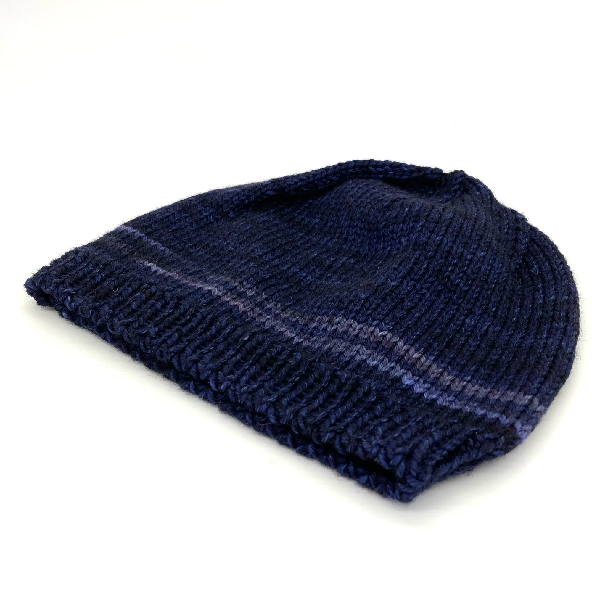 Basic Beanie | 100% Superwash Merino Wool | Combo Blue