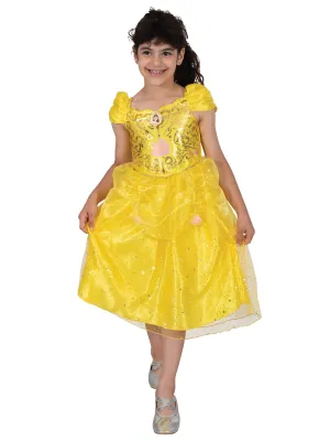 Belle Sparkle Deluxe Costume for Kids - Disney Beauty and the Beast