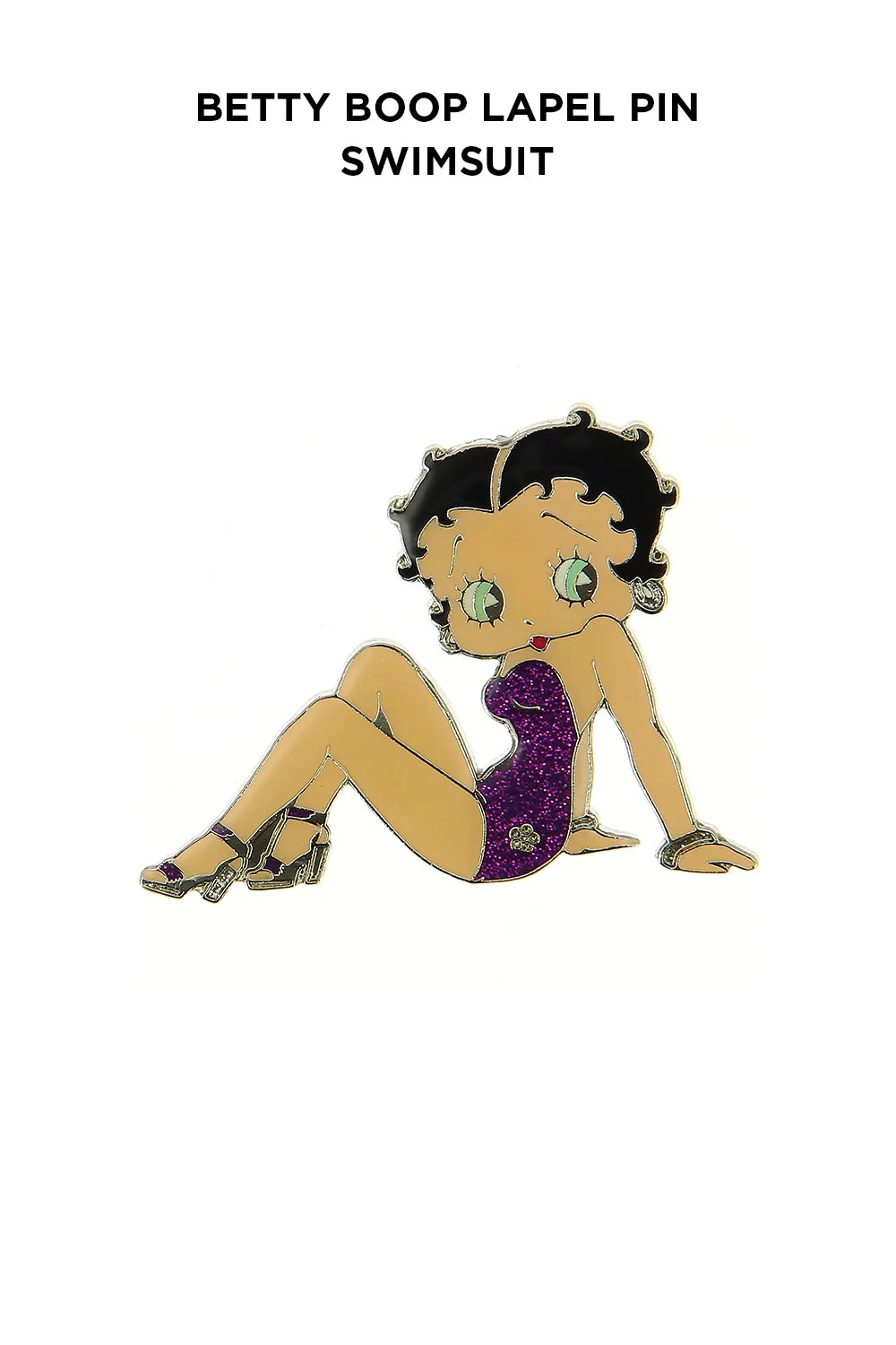 Betty Boop Lapel Pin - Swimsuit