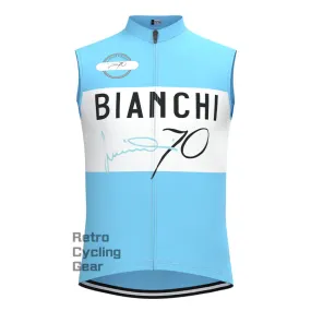 Bianchi Water Blue Retro Cycling Vest