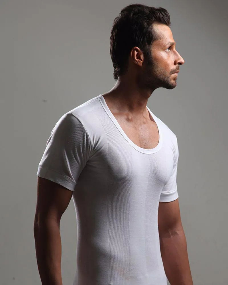 BigBen - Round Neck Mens Vest - Half Sleeves Vest - Cotton Vest