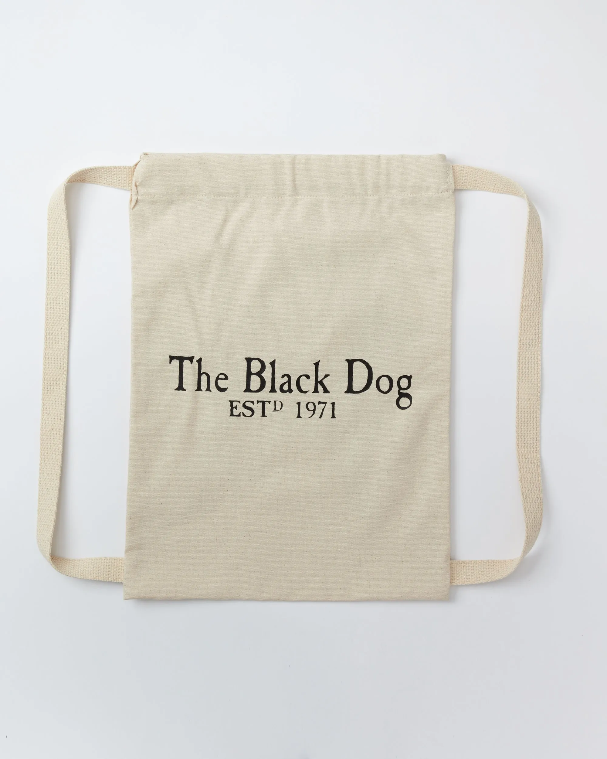 Black Dog Small Drawstring Bag