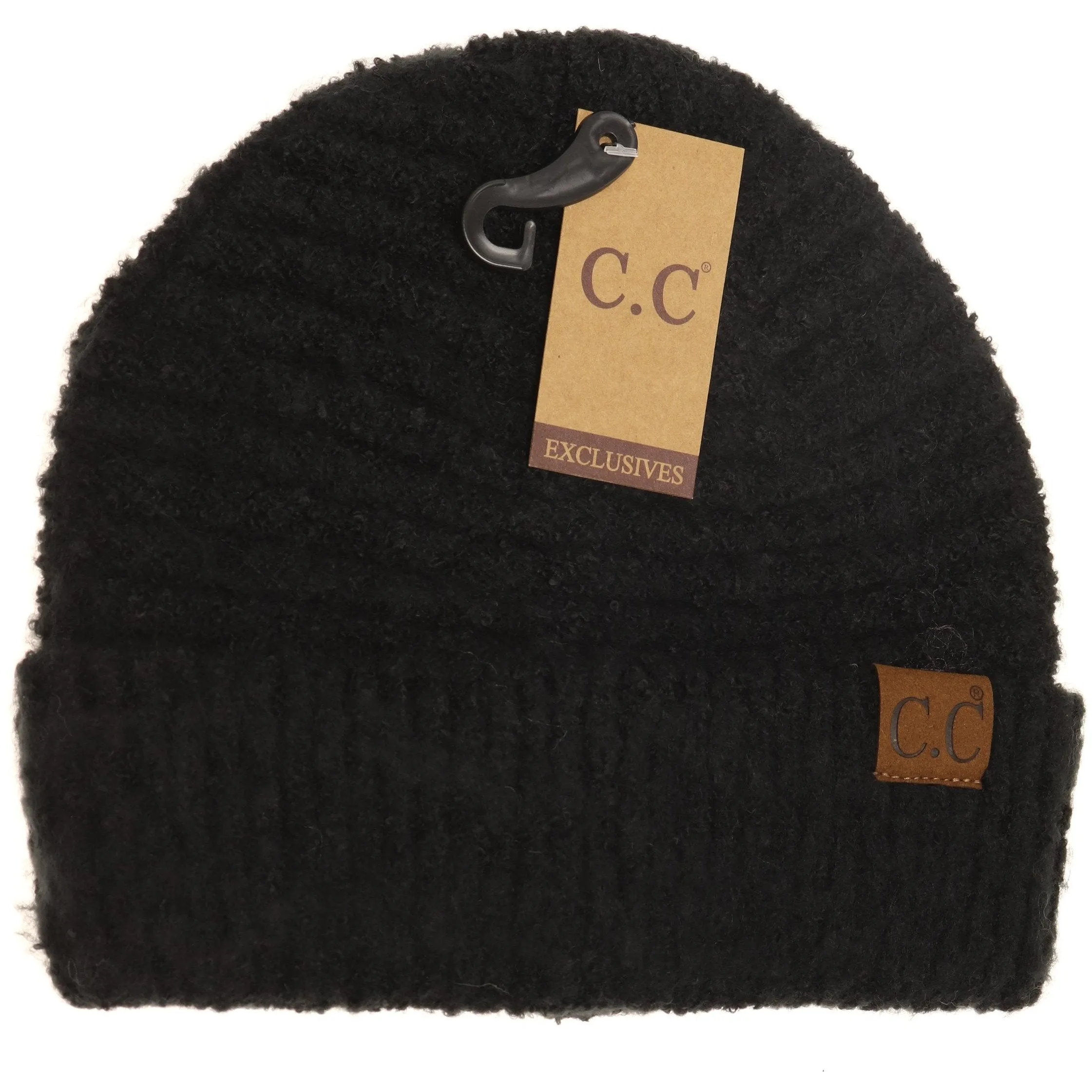 Boucle Knit CC Beanie (Multiple Colors)