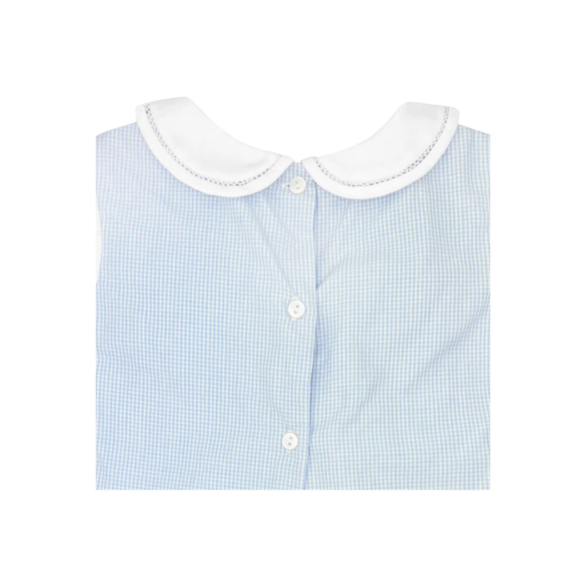 Boy Blue Romper Side Tabs