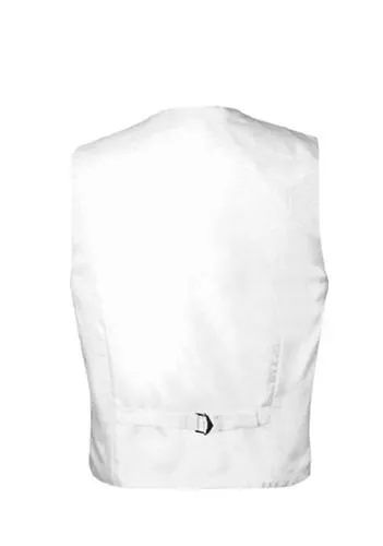 Boys White Satin Vest with Neck Tie and Bow Tie