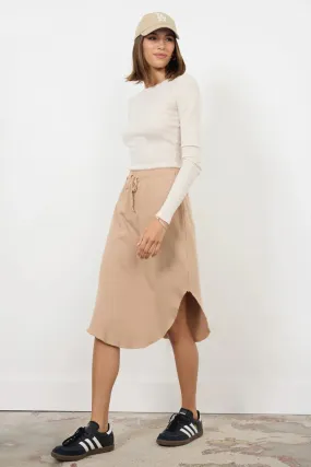 Brenna Skirt-Sand