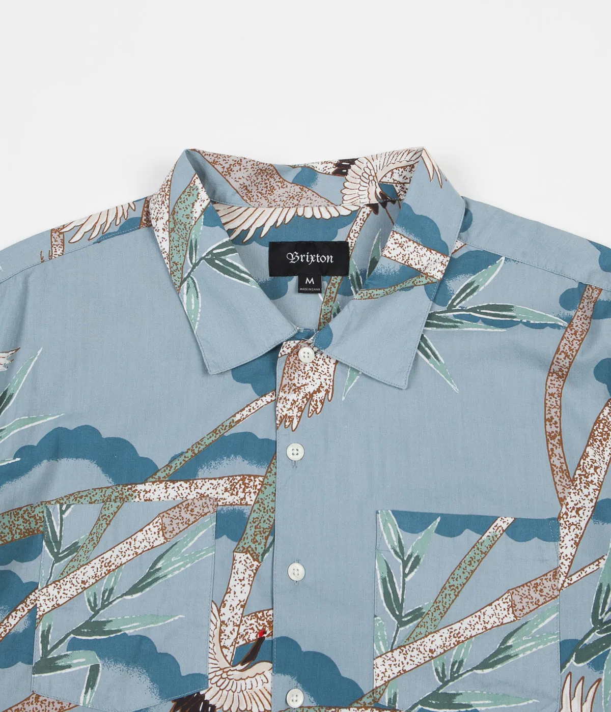 Brixton Lovitz II Short Sleeve Shirt - Blue Stone