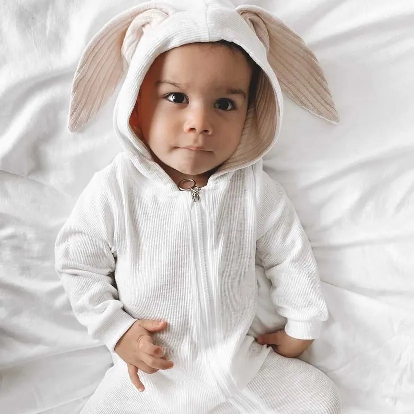 Bunny Romper - White