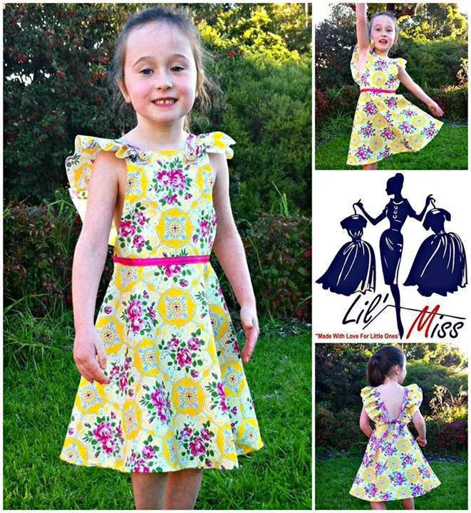 Butterfly Tea Dress Sewing Pattern