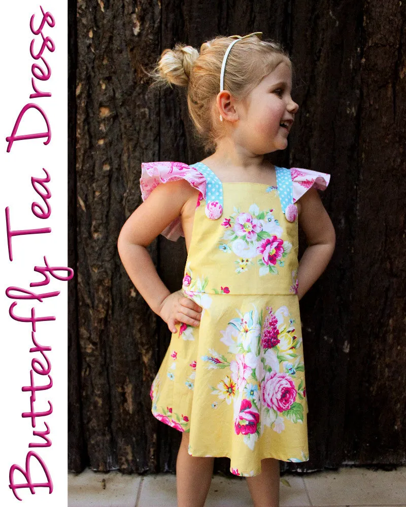 Butterfly Tea Dress Sewing Pattern