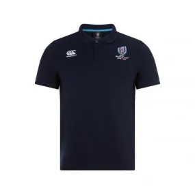 Canterbury RWC19 Cotton Pique Polo Navy