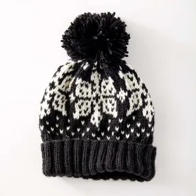 Caron Knit Nordic Flake Hat