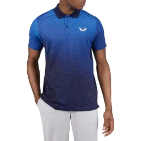 Castore Geo Print Golf Polo Shirt - Midnight Navy