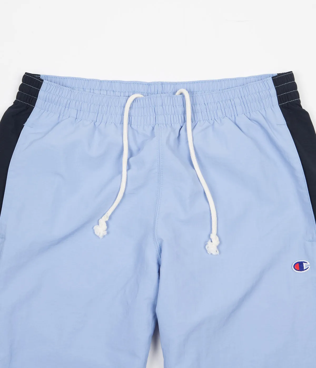 Champion Elastic Cuff Tracksuit Sweatpants - Light Blue / Navy / White