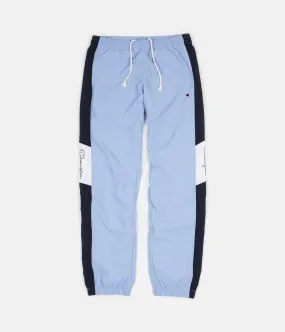 Champion Elastic Cuff Tracksuit Sweatpants - Light Blue / Navy / White