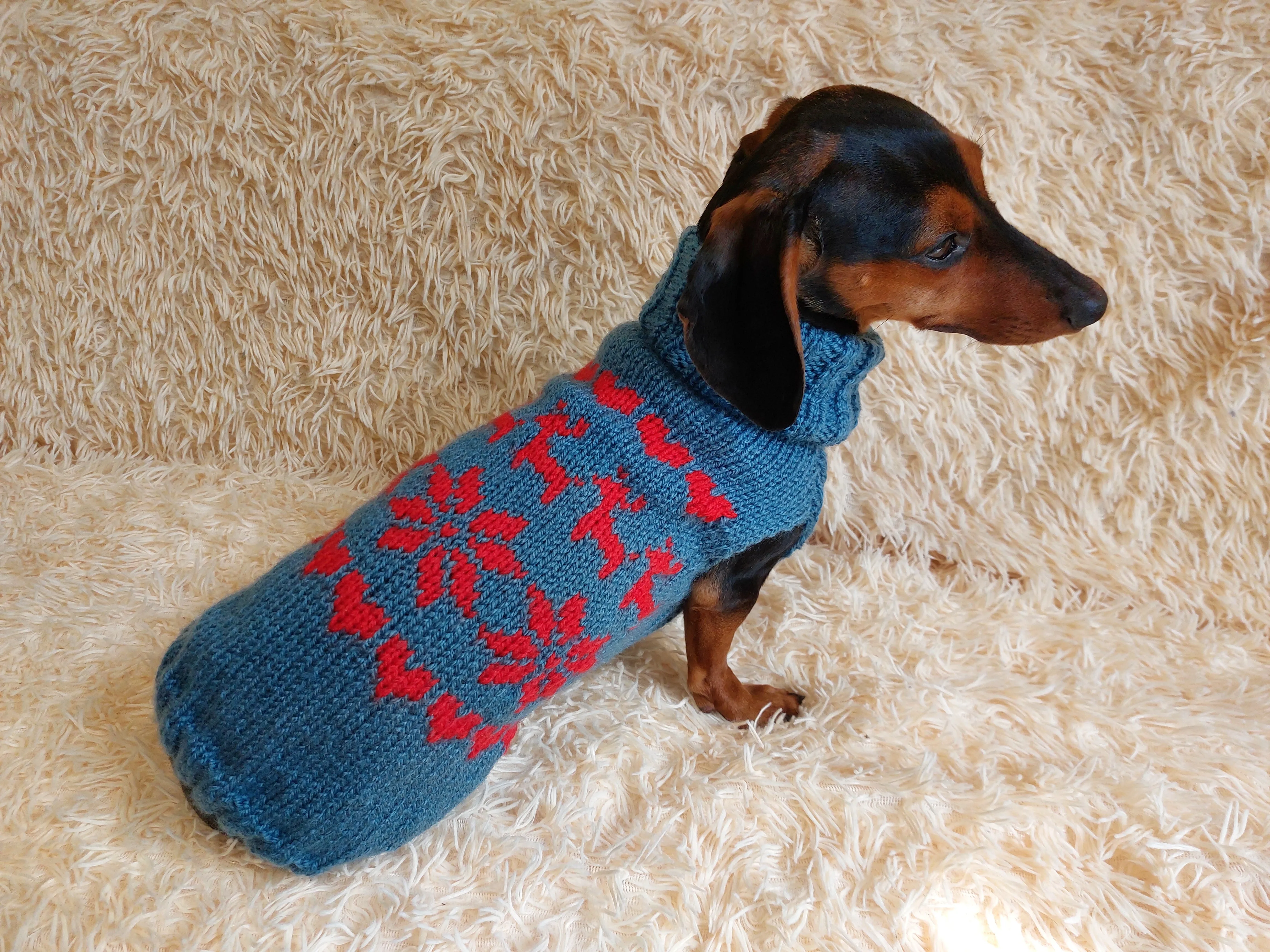 Christmas Reindeer Snowflake Pet Sweater,Knitted Vest Sweater Coat Christmas for Dogs