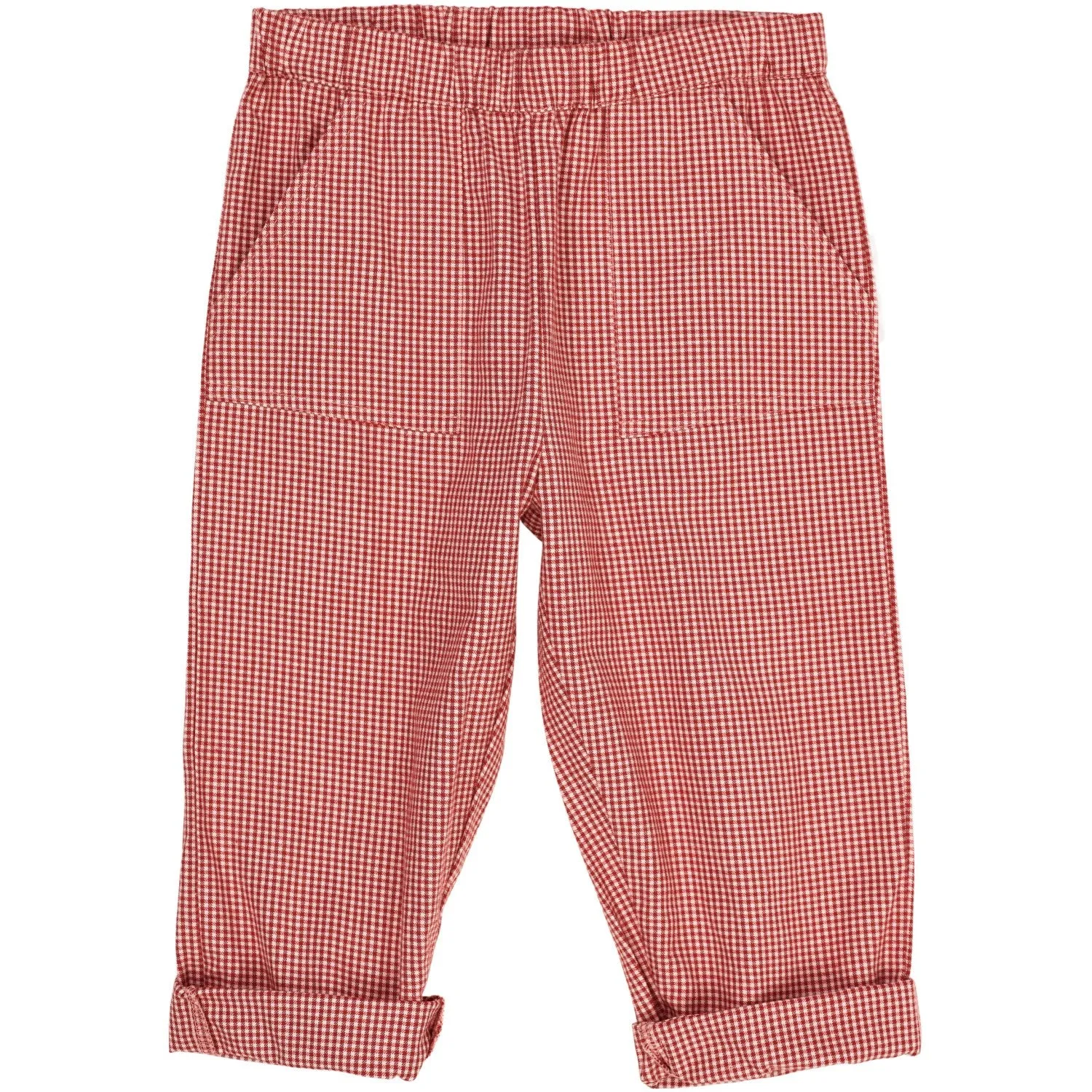 Copenhagen Colors Red Check Combi Check Pants