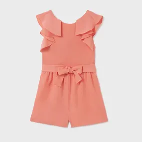 Coral Flutter Romper