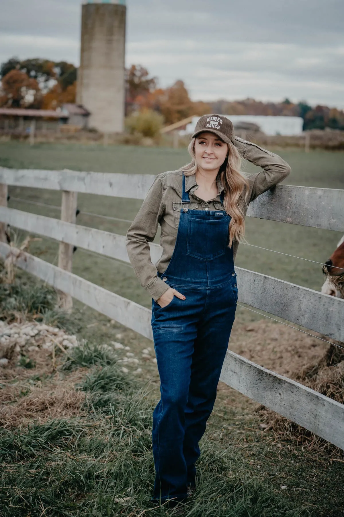 Cowgirl Tuff Fleece Lined Denim Winter Bibs (XS - XXL)