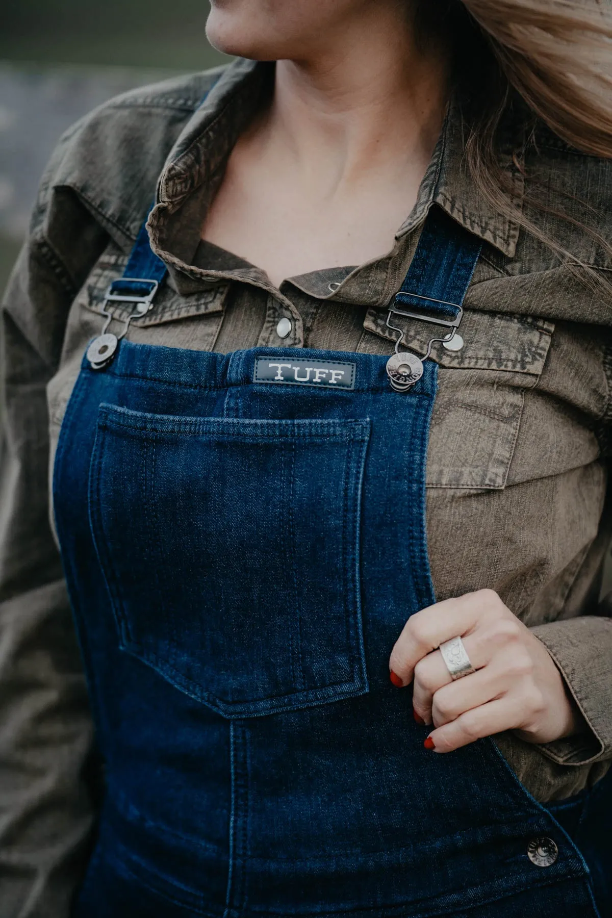 Cowgirl Tuff Fleece Lined Denim Winter Bibs (XS - XXL)