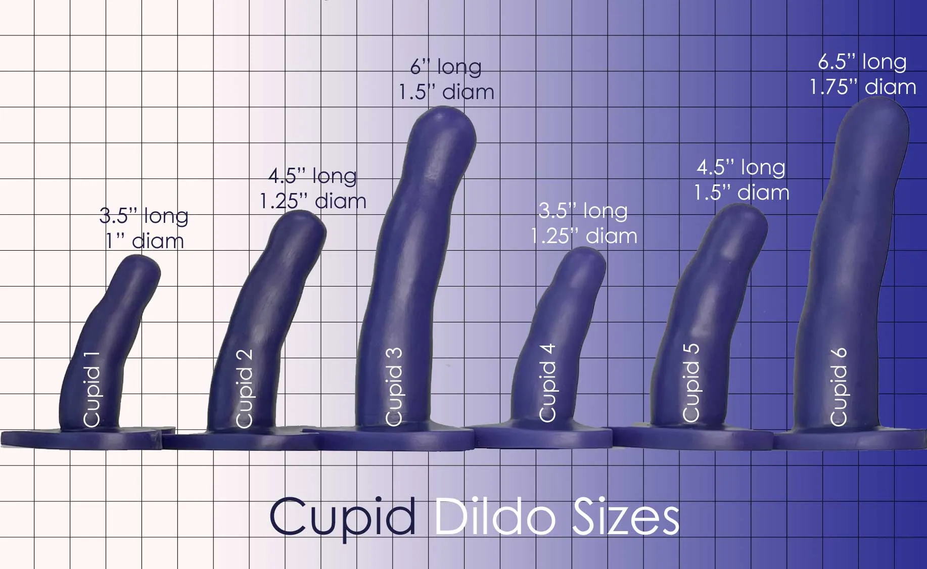 Cupid 4 Curved Vibrating Dildo